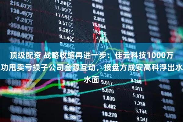 顶级配资 战略收缩再进一步：佳云科技1000万成功甩卖亏损子公司金源互动，接盘方成安高科浮出水面